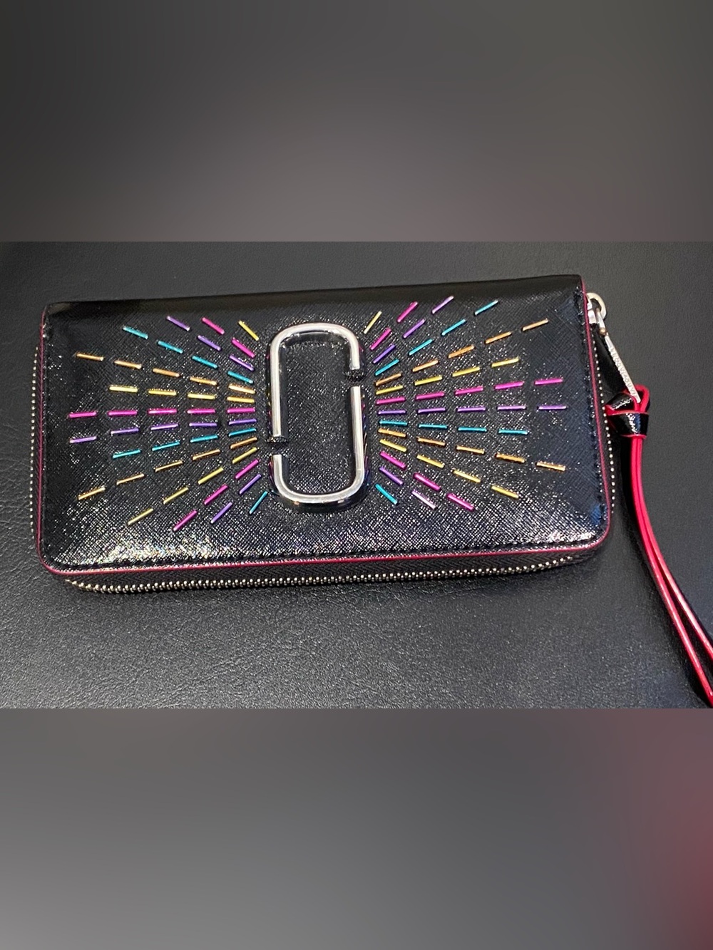 Marc Jacobs Snapshot Confetti Continental Wallet. EUC